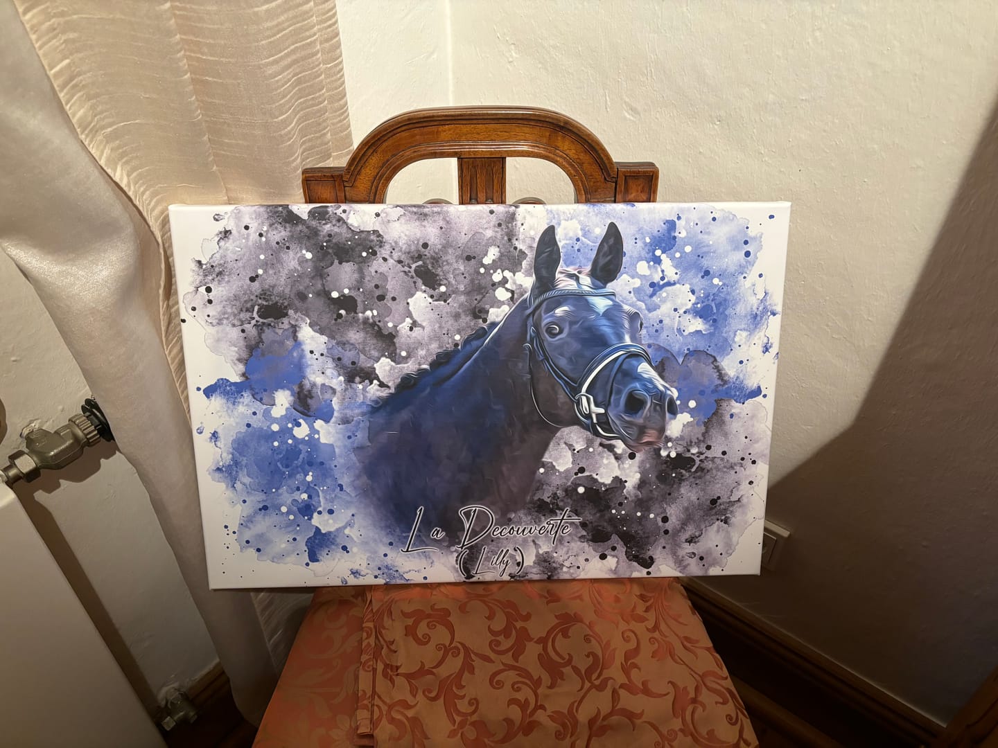 Customer photo review of Dein Pferd als Wasserfarben Portrait