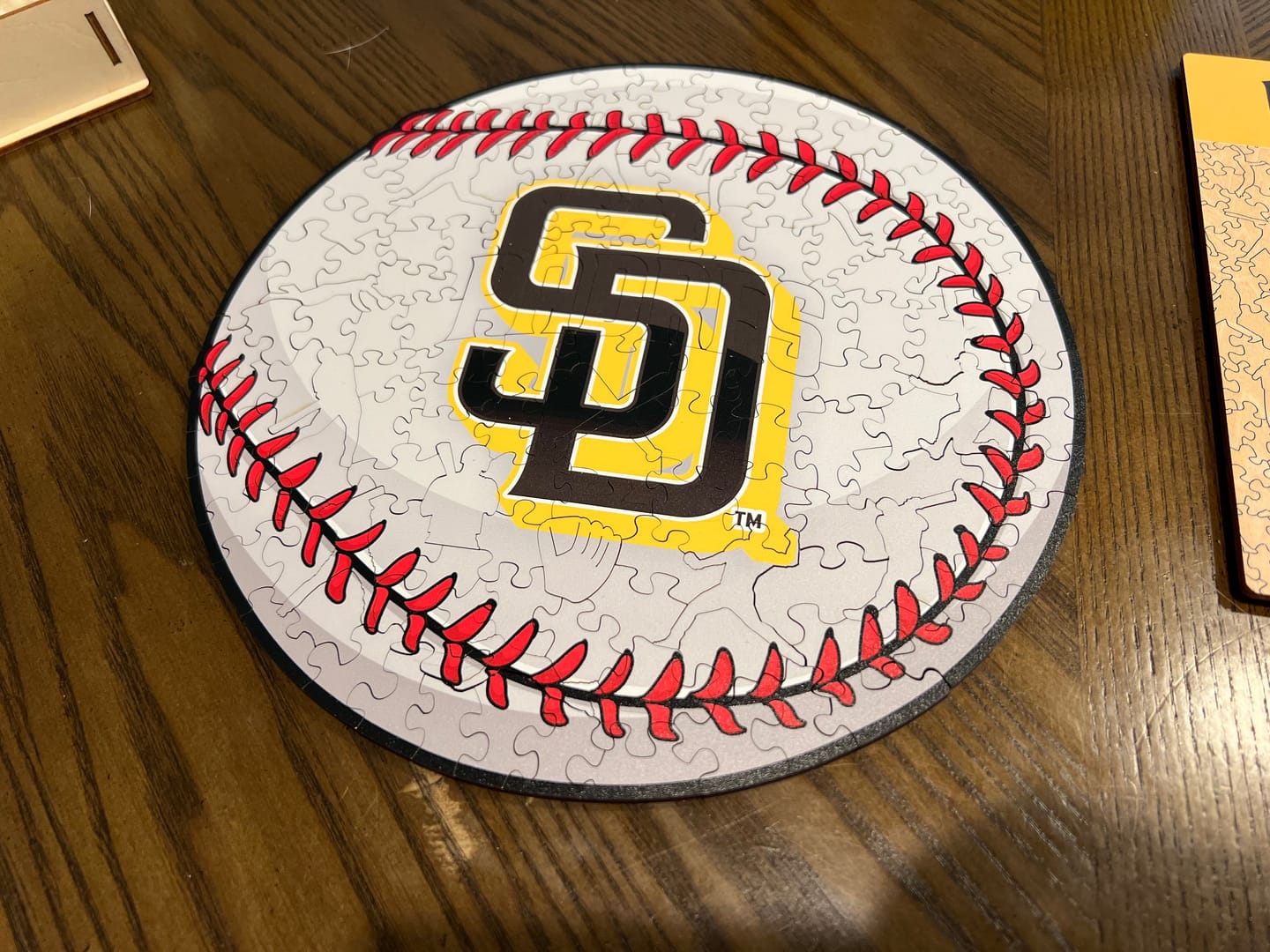 Customer photo review of San Diego Padres™ - Wooden Puzzle