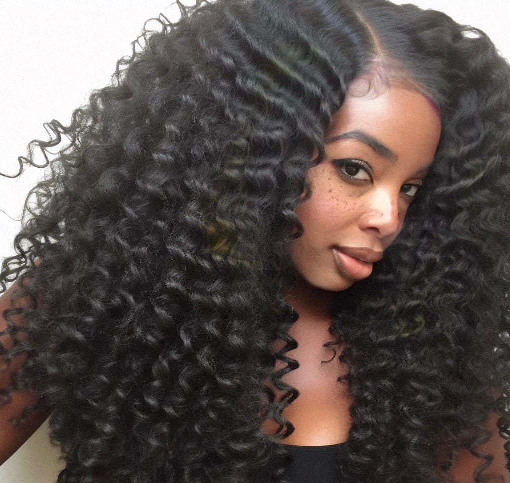 Customer photo review of Candice - 3a - Virgin Burmese Hair - InvisiRoot Thin-Part Wig™️