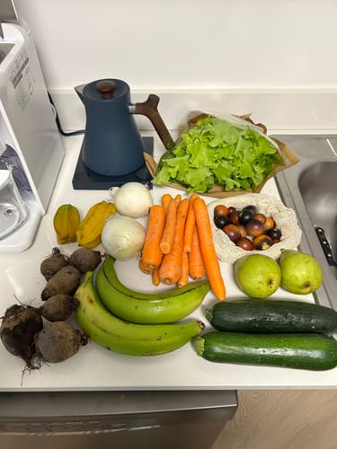 Customer photo review of "Plum" (Medium), Fruit & Veggie Mix