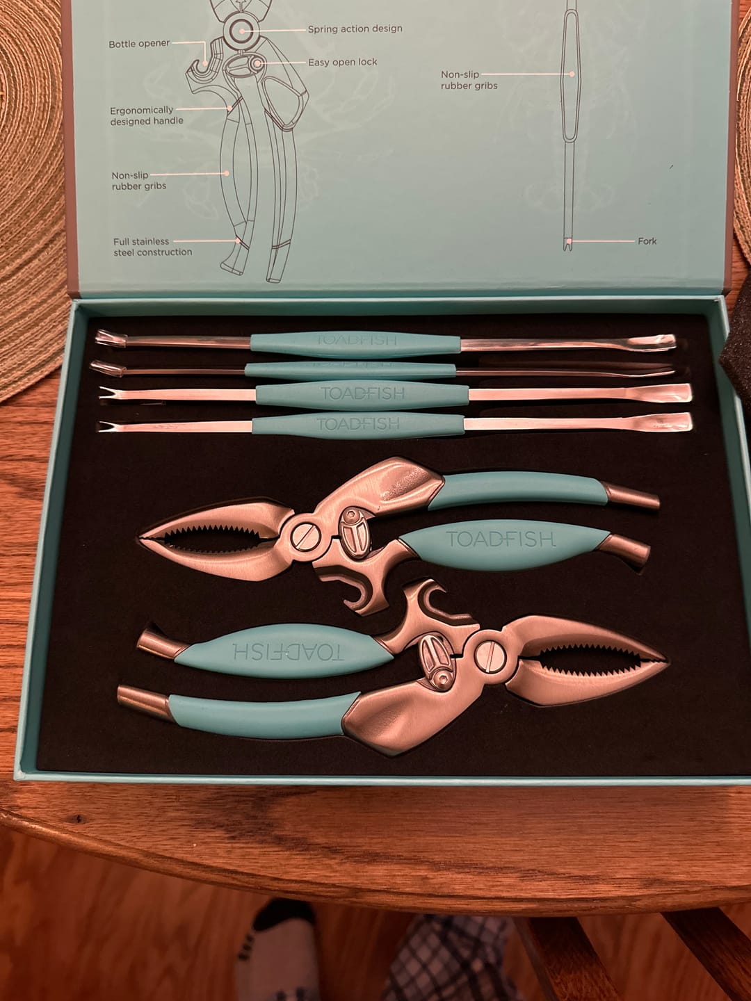 Customer photo review of Crab & Lobster Tool Set