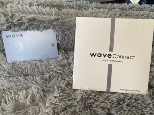 Customer photo review of Wave NFC Business Card