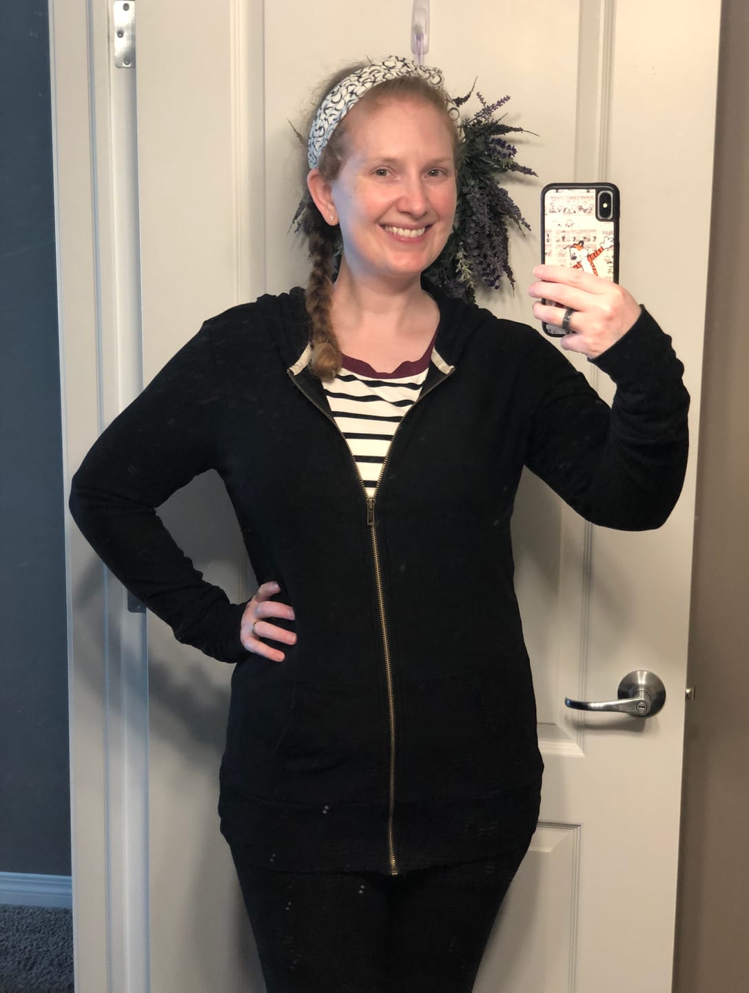 Customer photo review of *Pre-Sale* Zip Up Hoodie - Boxing Week