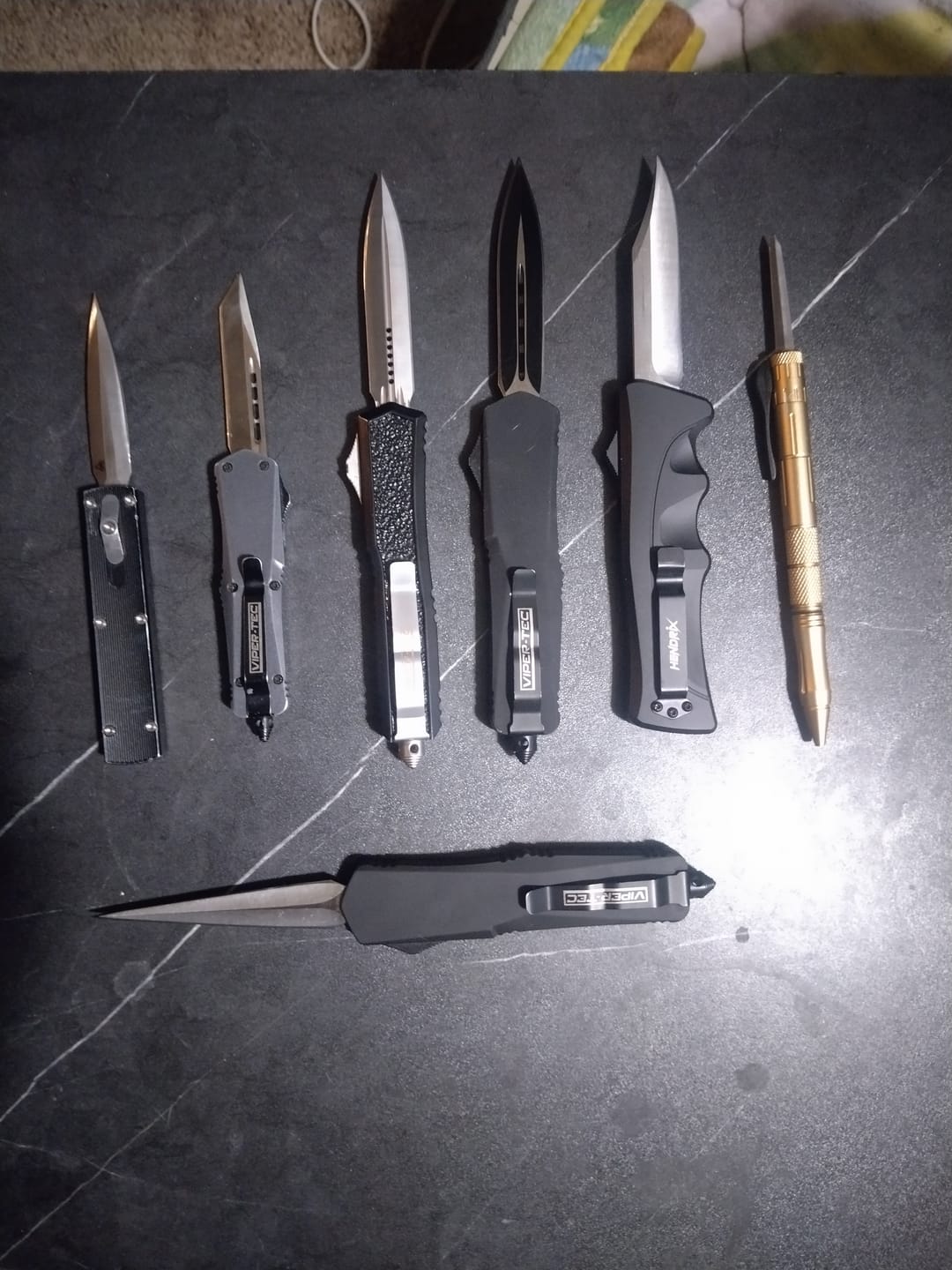 Customer photo review of Black Ghost OTF Knife - Hornet Blade