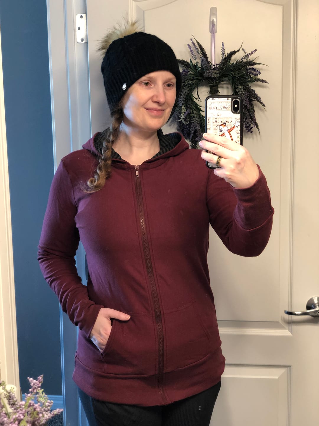 Customer photo review of *Pre-Sale* Zip Up Hoodie - Boxing Week