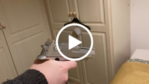 Customer video review of Desert Eagle Auto Shell Ejection Blowback Toy