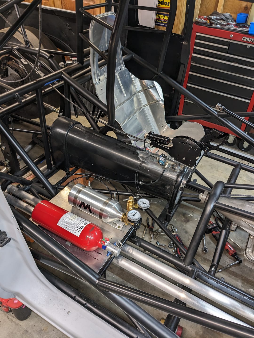 Customer photo review of Powerglide Operator Series Billet Shifter Rear Exit