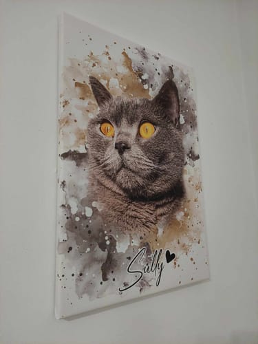 Lucy H. review of Your Cat as Watercolor Portrait image 1 out of 1