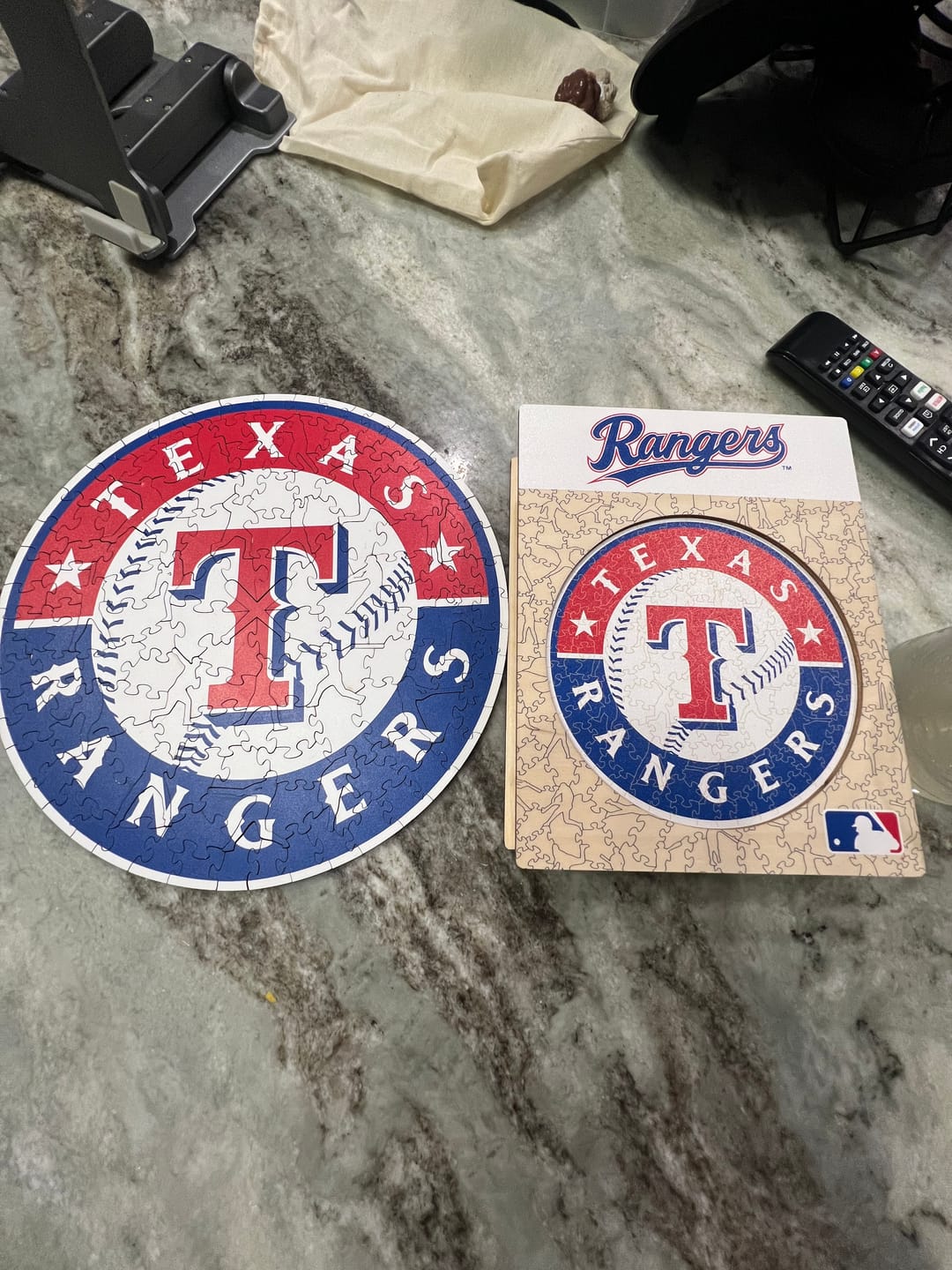 Customer photo review of Texas Rangers™ - Wooden Puzzle