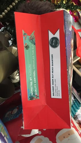 Customer photo review of Modern Christmas Gift Labels