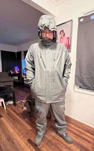 Customer photo review of Ultimate Waterproof Pants (Fleece Lined) 10,000 mm Rated