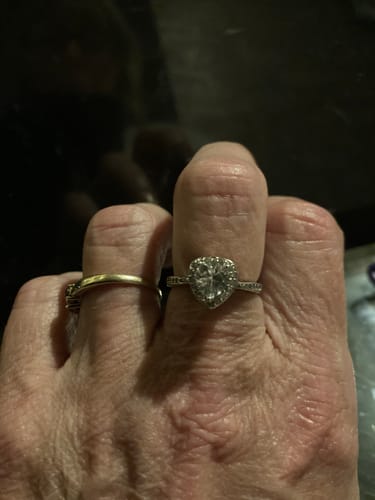 Customer photo review of Forever In My Heart Urn Ring