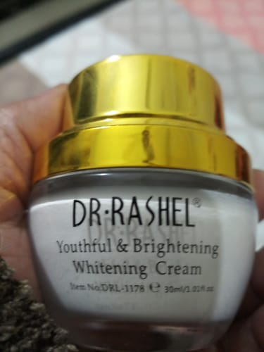 Customer photo review of Dr.Rashel 24K Gold Collagen Whitening Cream - 30ml