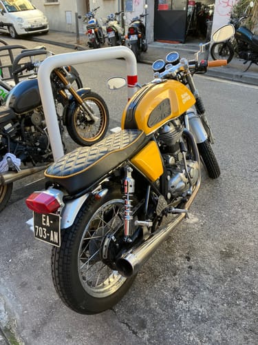 Customer photo review of Amortisseurs YSS Hydraulique Royal Enfield CONTINENTAL GT 535 CAFÉ RACER 330mm à 370mm