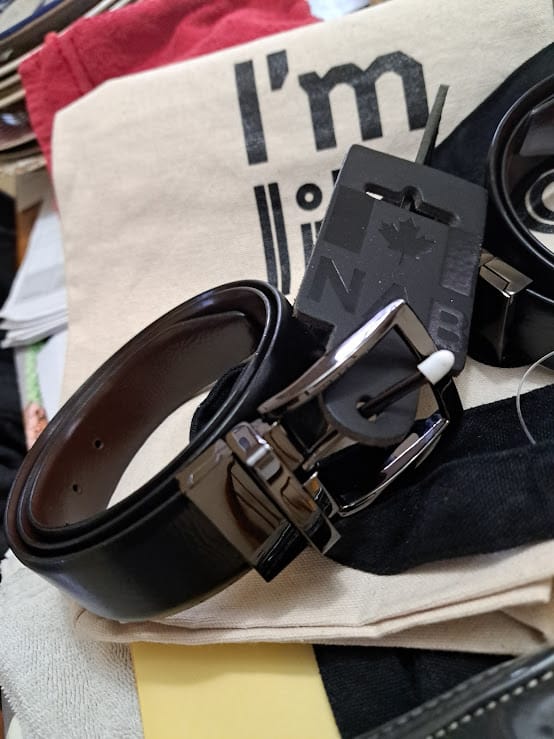 Customer photo review of The Harvey Dent Belt - Reversible Black/Brown 100% Real Leather Belt