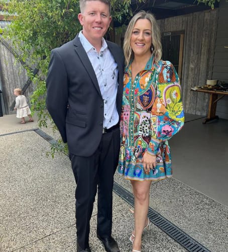 Customer photo review of Touch of Luxury Unique Print Balloon Sleeve Button Shirt Mini Dress