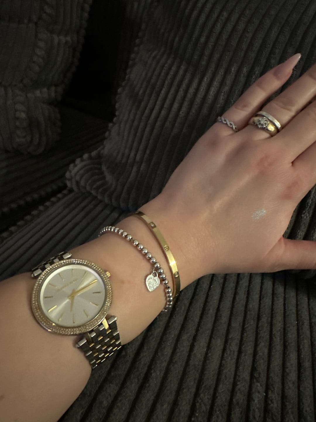 Customer photo review of Timeless Affection Stone Armreif