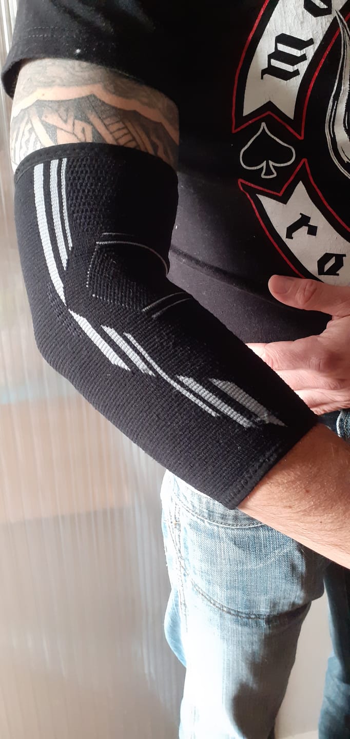 Customer photo review of Maintiens de Compression pour Coudes