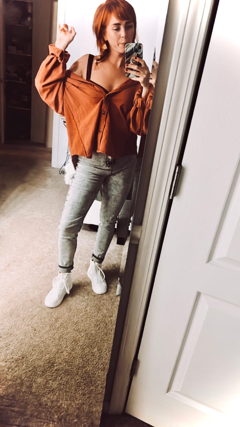 Customer photo review of Ethos High-Rise Skinny Jean  #FlatteringFit
