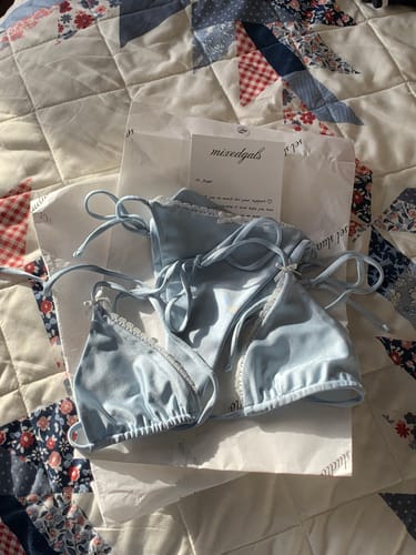 Customer photo review of Isabel Blue String Bikini Bottom