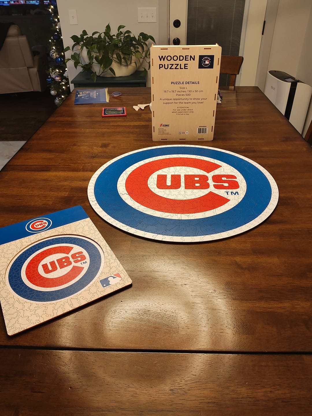 Customer photo review of Chicago Cubs™ - Wooden Puzzle