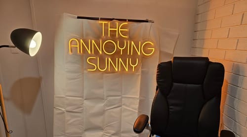 Customer photo review of Custom Neon Signs