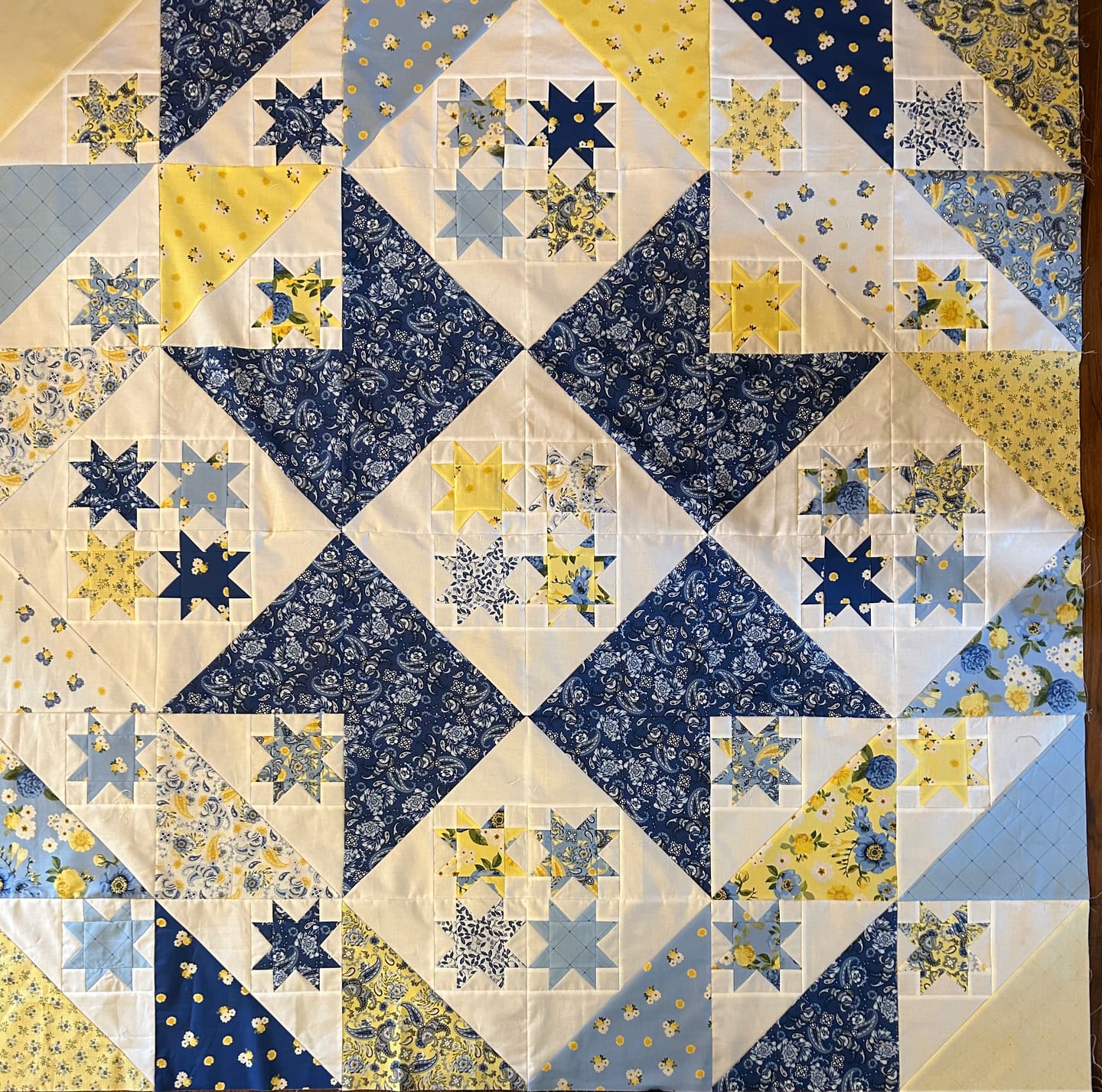 Customer photo review of True Fabrics - Sunshine Blooms - Fabric by the yard