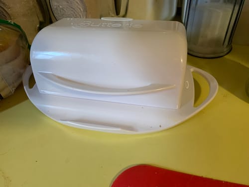 Customer photo review of Butterie, The Flip-Top Butter Dish
