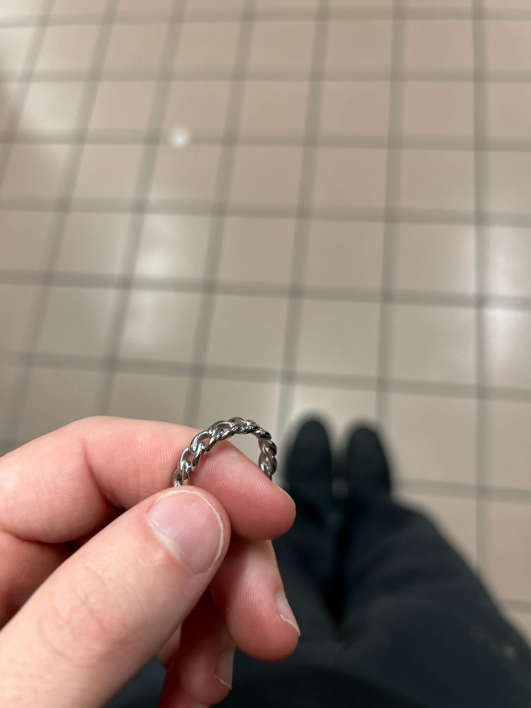 Customer photo review of MINI CUBAN RING