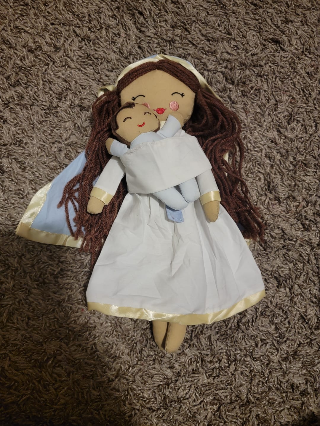 Customer photo review of Blessed Mother Rag Doll