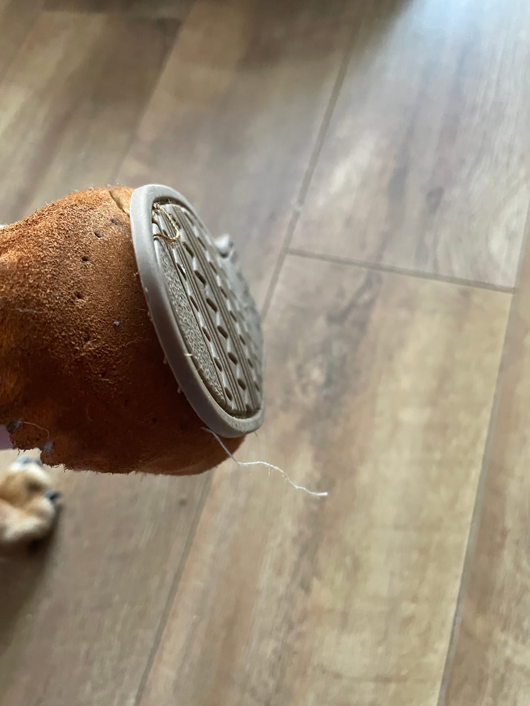 Customer photo review of Tan Addison Slippers