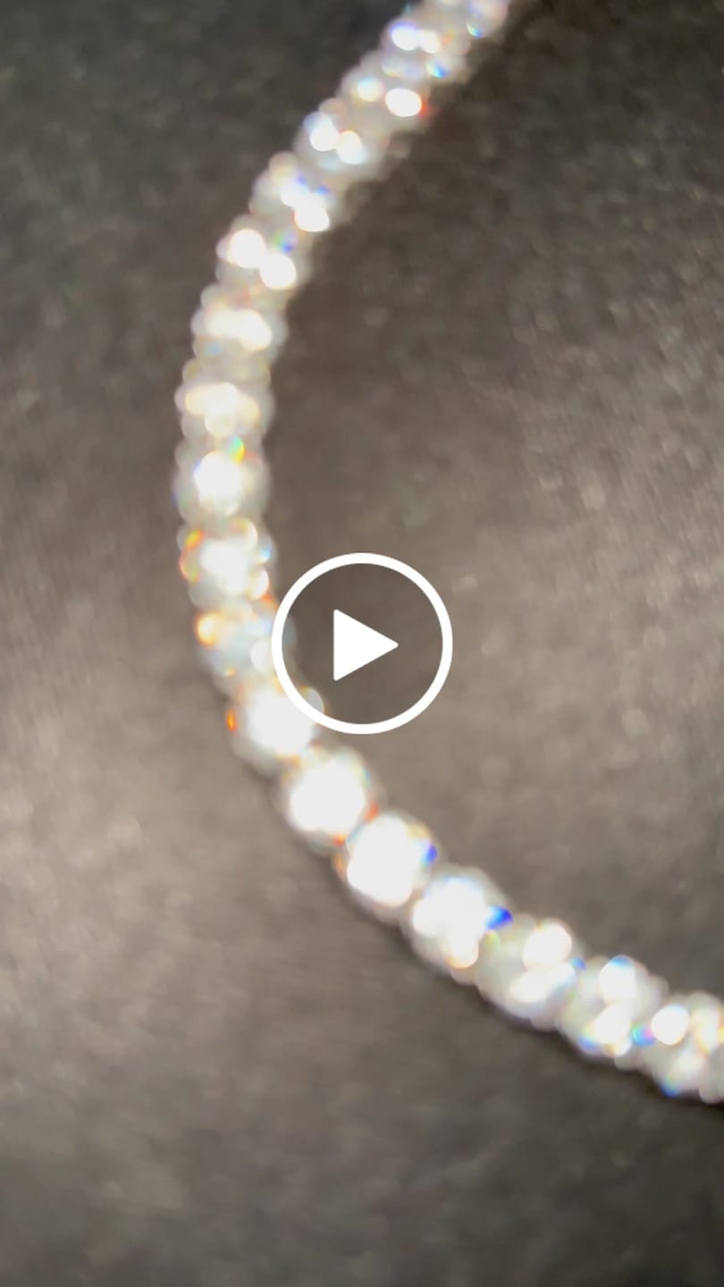 Customer video review of ICE BREAKER CHAIN. - 4MM WHITE GOLD