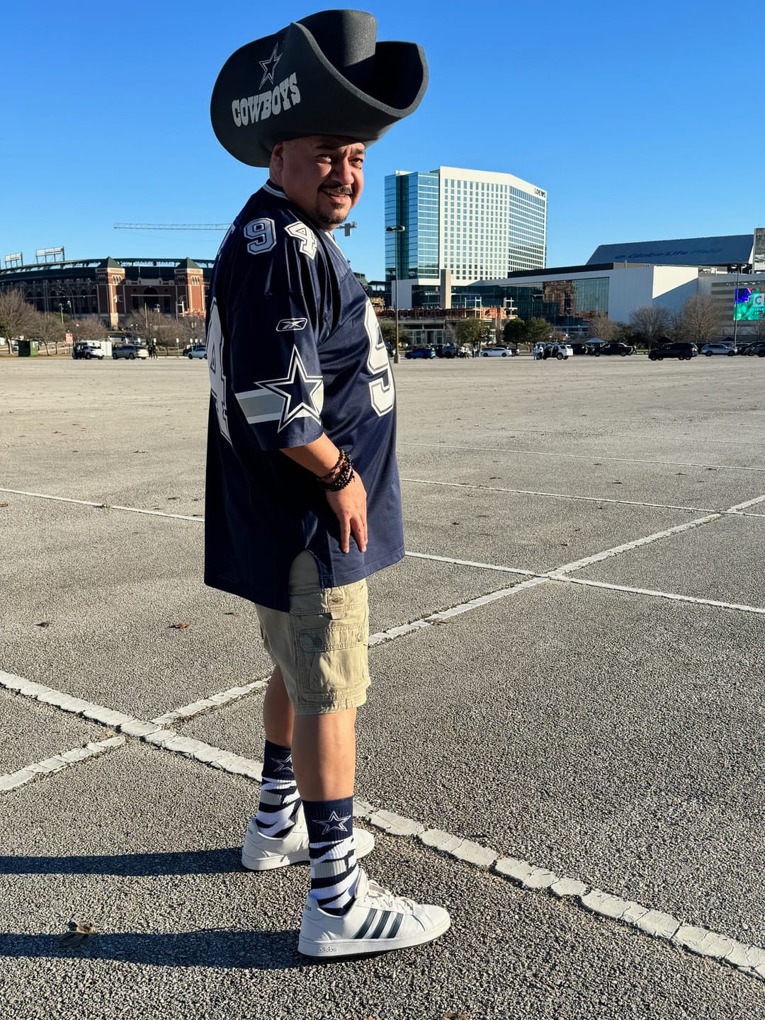 Customer photo review of Dallas Cowboys Breakout Premium Crew Socks
