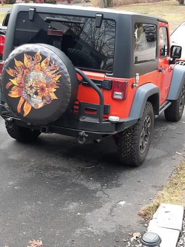 Customer photo review of Sunflower Skull
