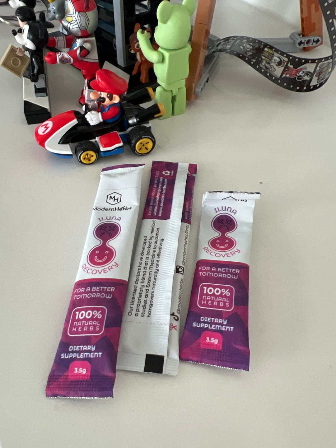 Customer photo review of ILUNA | Hangover Prevention Supplement