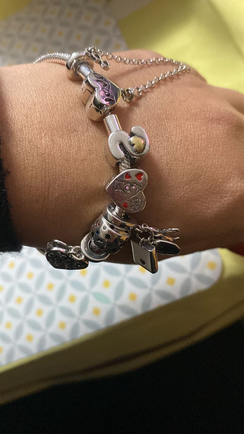 Customer photo review of Charm Cruz Diamantada