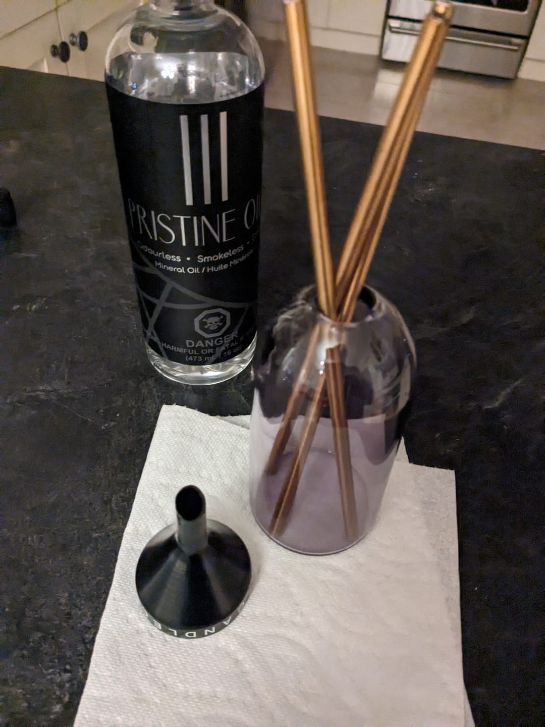 Customer photo review of Black Steel Funnel