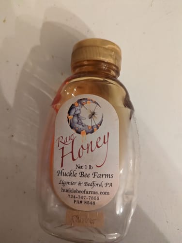 Customer photo review of 100% Pure Raw Clover Honey