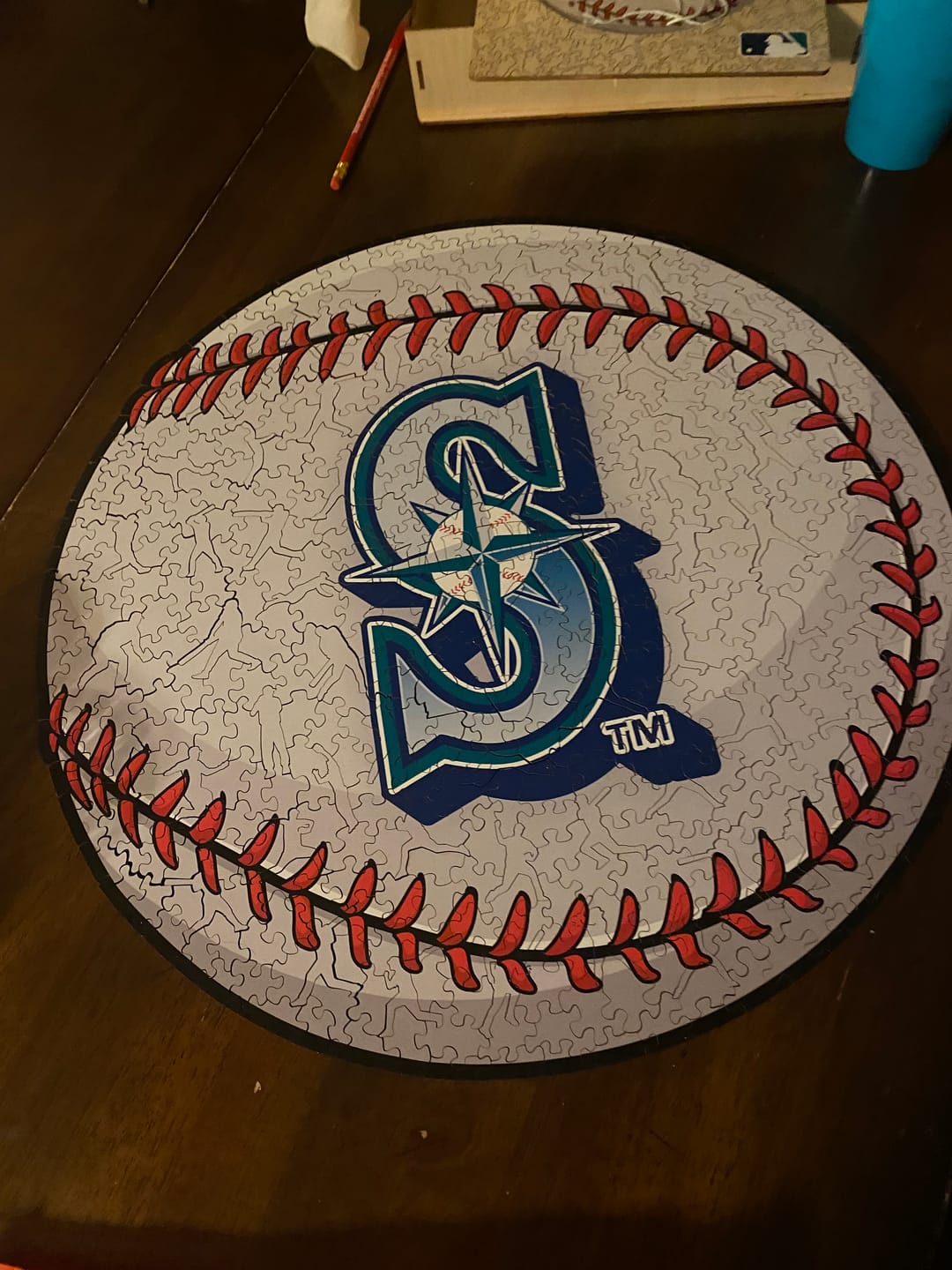Customer photo review of Seattle Mariners™ - Wooden Puzzle
