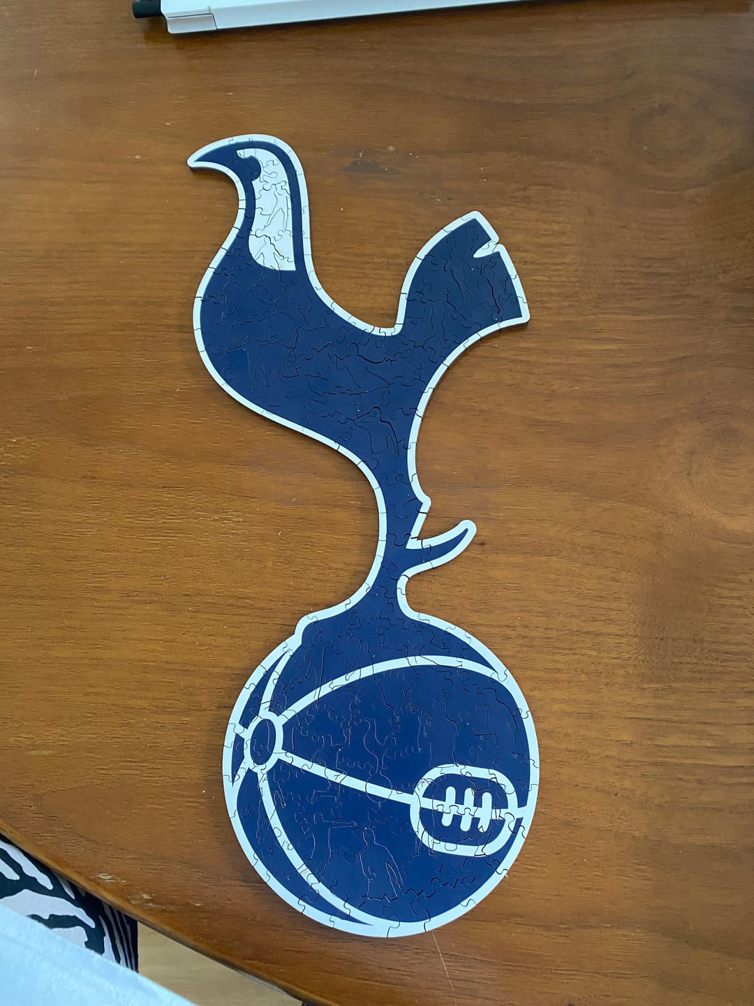 Customer photo review of Tottenham Hotspur FC® Logo - Wooden Puzzle