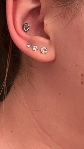 Customer photo review of 3-Pair Earring Value Pack