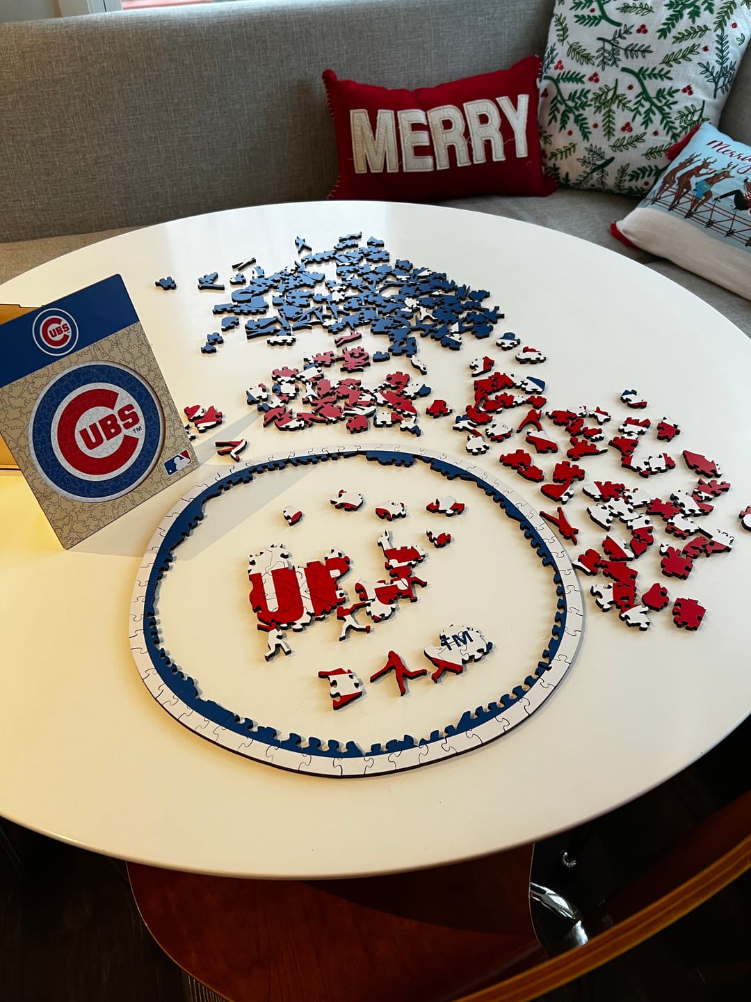 Customer photo review of Chicago Cubs™ - Wooden Puzzle