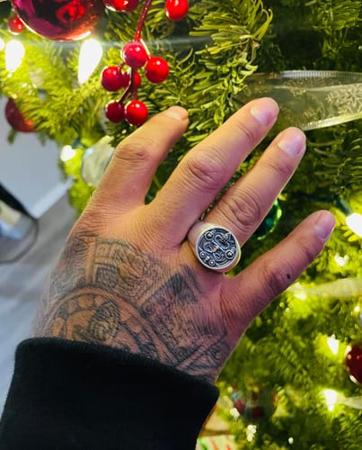 Customer photo review of Aztec Sun Stone
