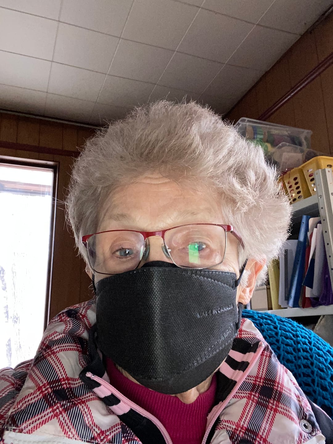 Customer photo review of N95 Respirator Face Mask Made in Canada (Regular)