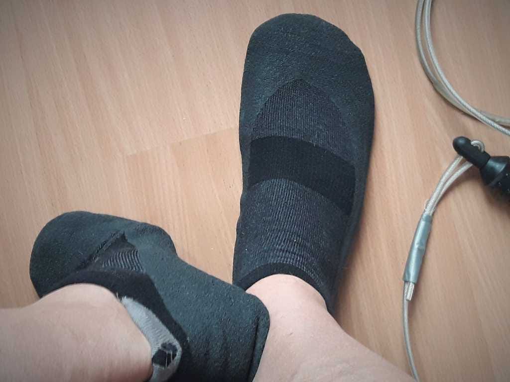Customer photo review of Baresocks 2.0
