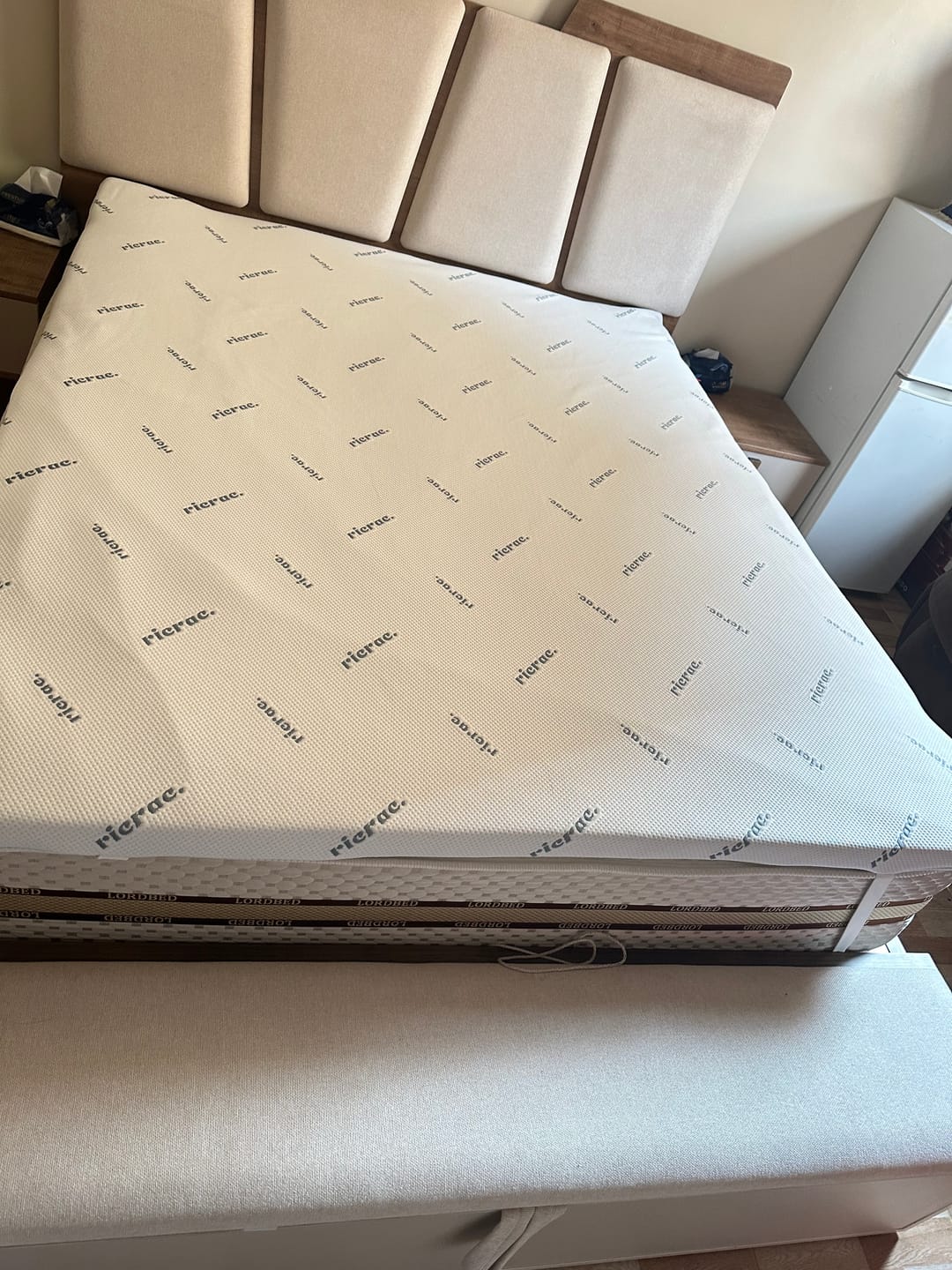 Customer photo review of Memory Foam Topper Mattress