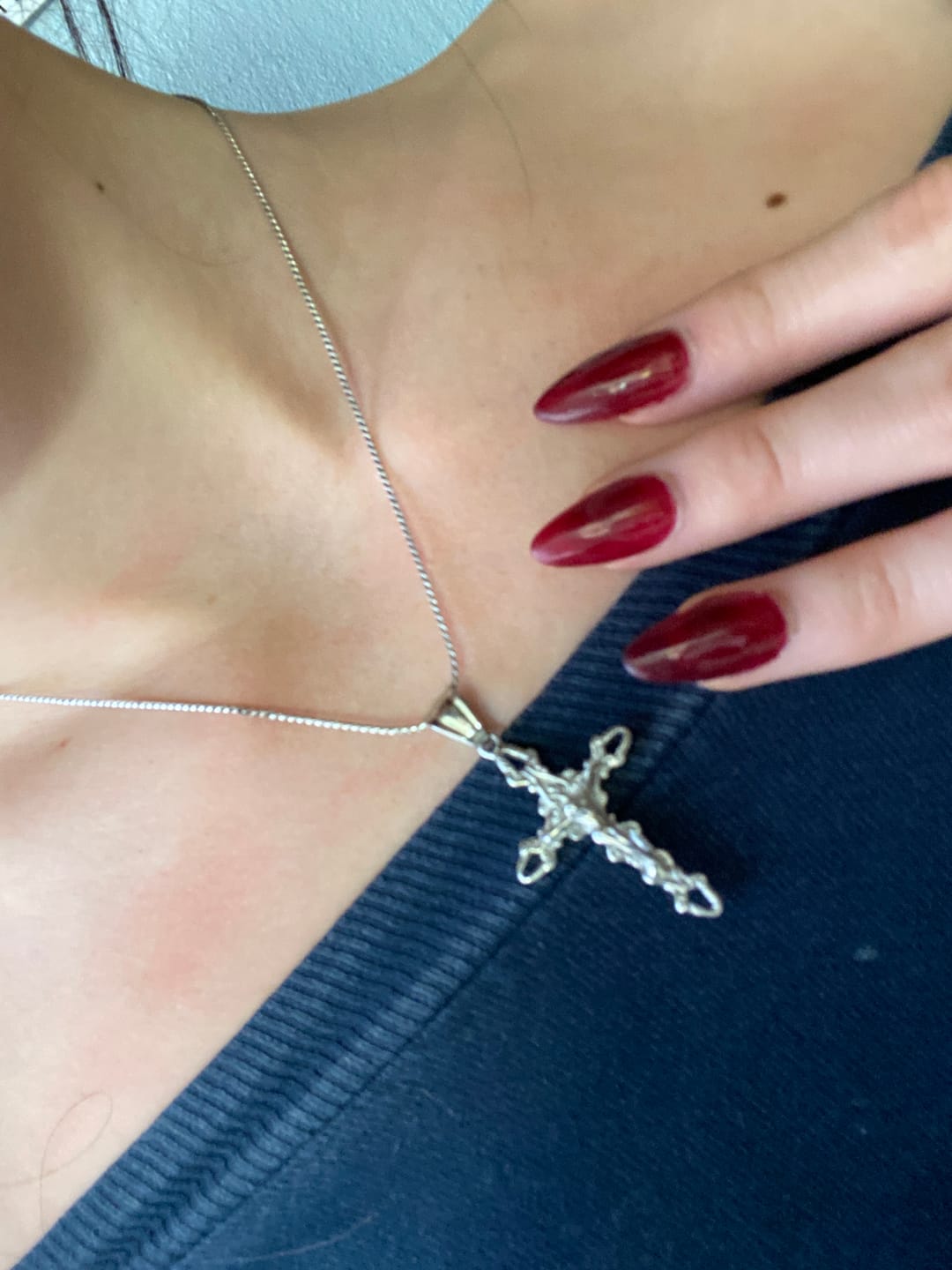 Customer photo review of CRUCIFIX CROSS PENDANT