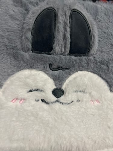 Customer photo review of [PRE-ORDER] WOLF CHAN PLUSH BINDER - A5