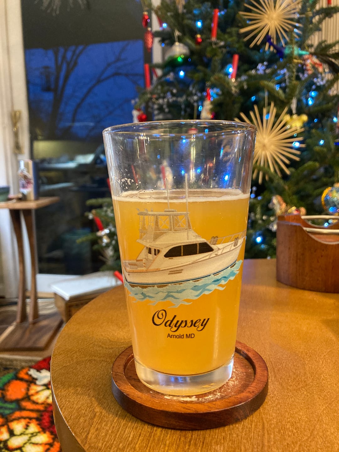 Customer photo review of Custom Pint Glasses