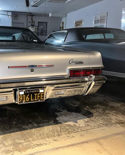 Customer photo review of 1966 CALIFORNIA LICENSE PLATE 6"x12" (156.5mm x 305mm)